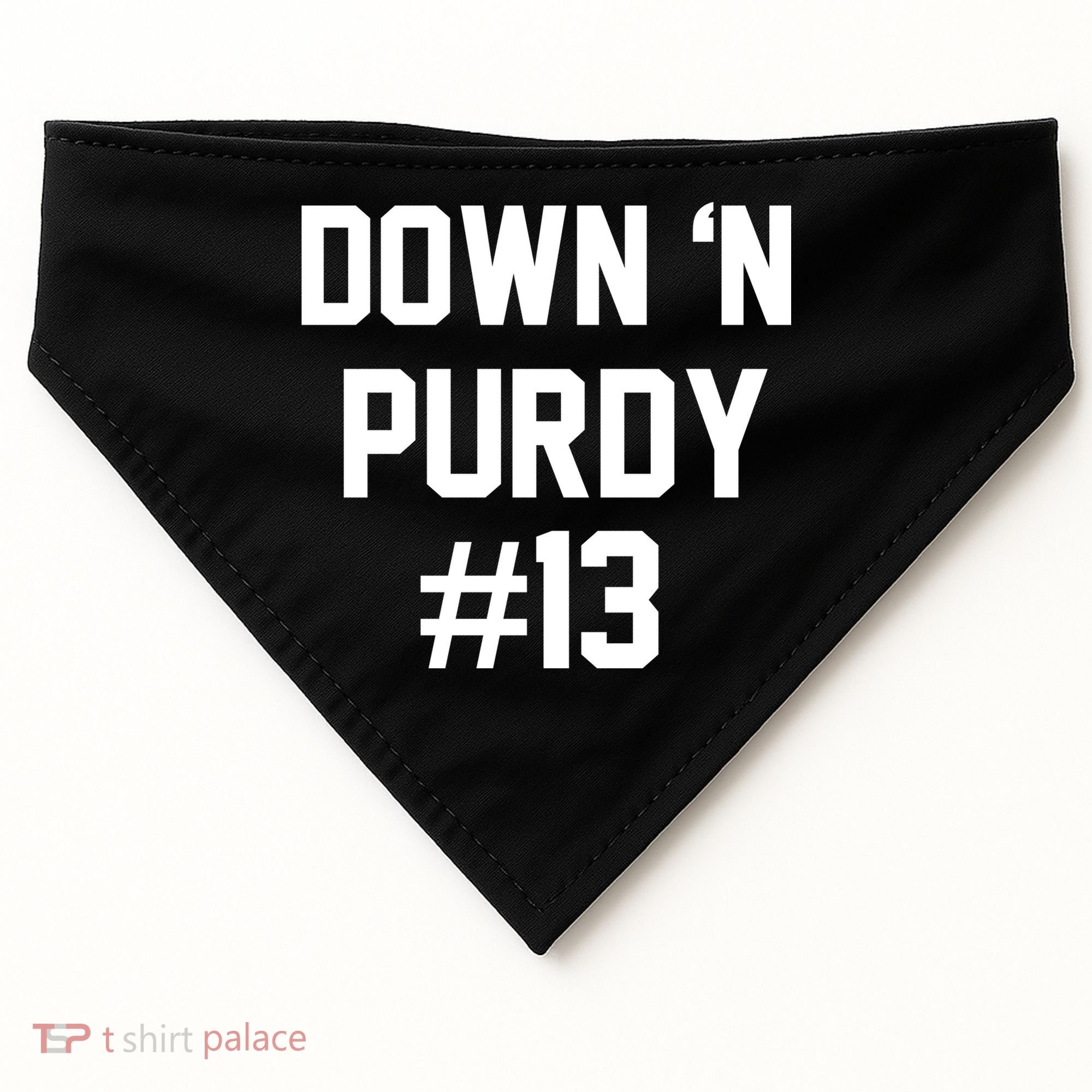Down 'N Purdy #13 USA-Made Doggie Bandana