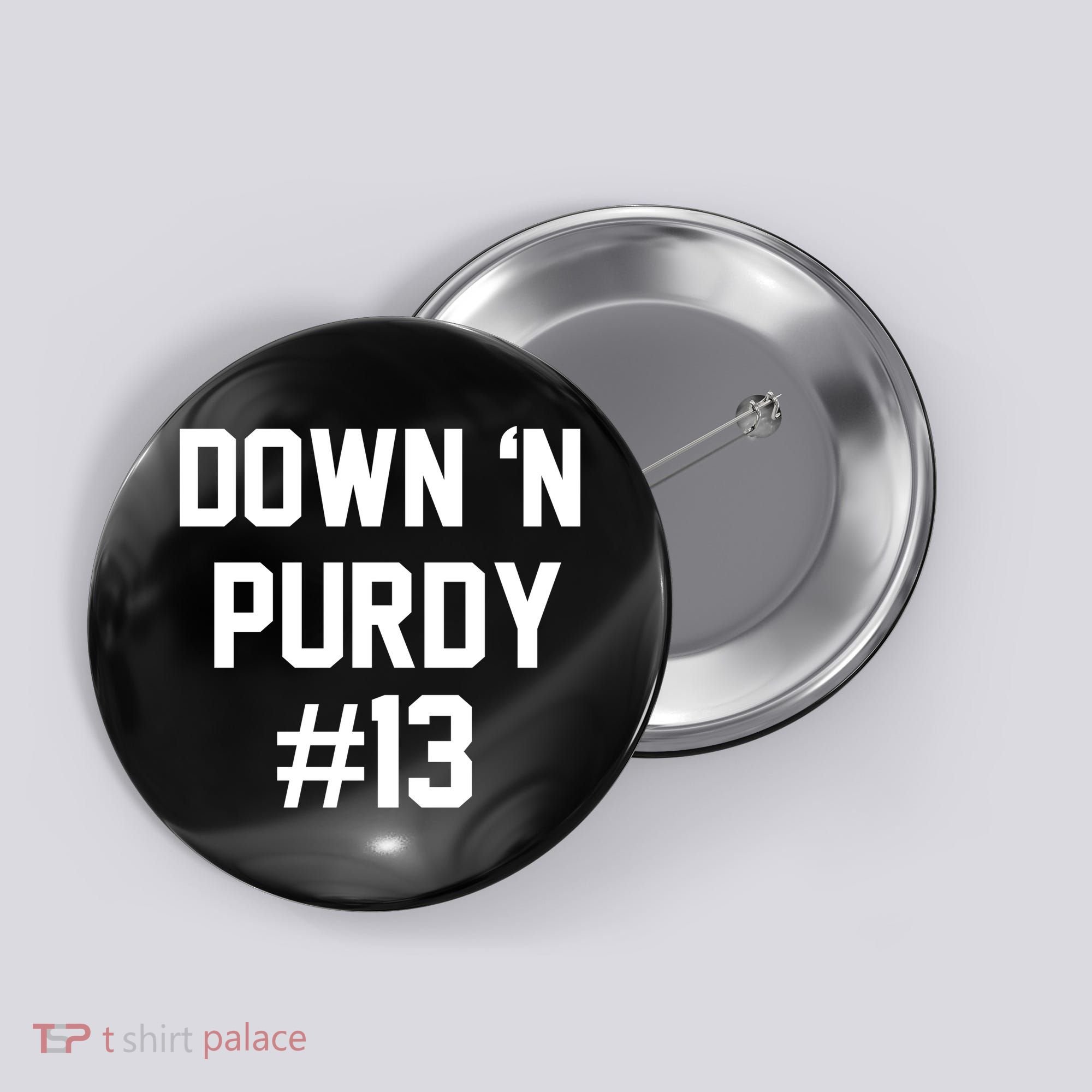 Down 'N Purdy #13 Button
