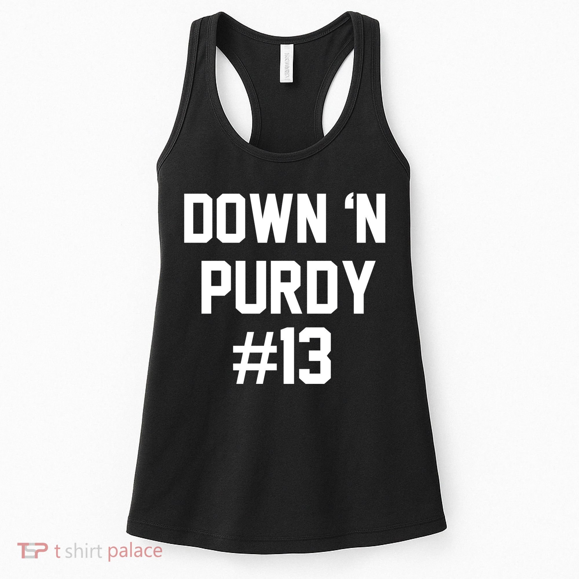 Down 'N Purdy #13 Women's Tank Top
