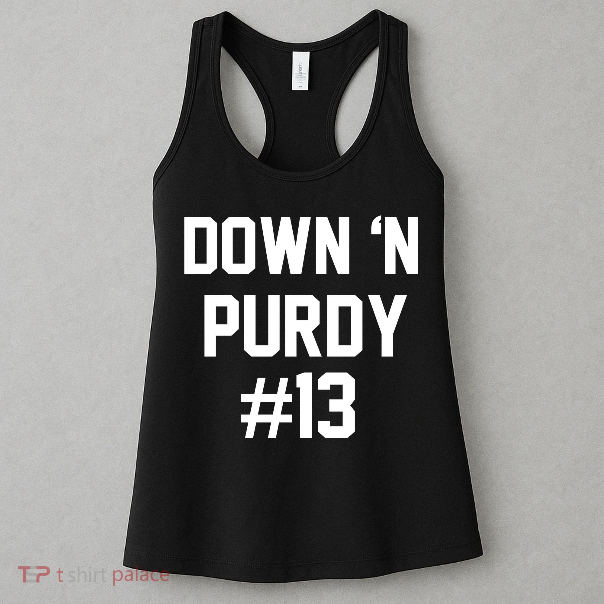 Down 'N Purdy #13 Women's Tank Top