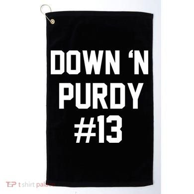 Down 'N Purdy #13 Golf Towel