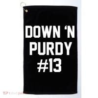 Down 'N Purdy #13 Golf Towel thumb 0