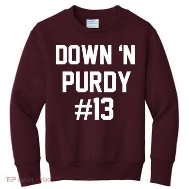 Down 'N Purdy #13 Kids Sweatshirt