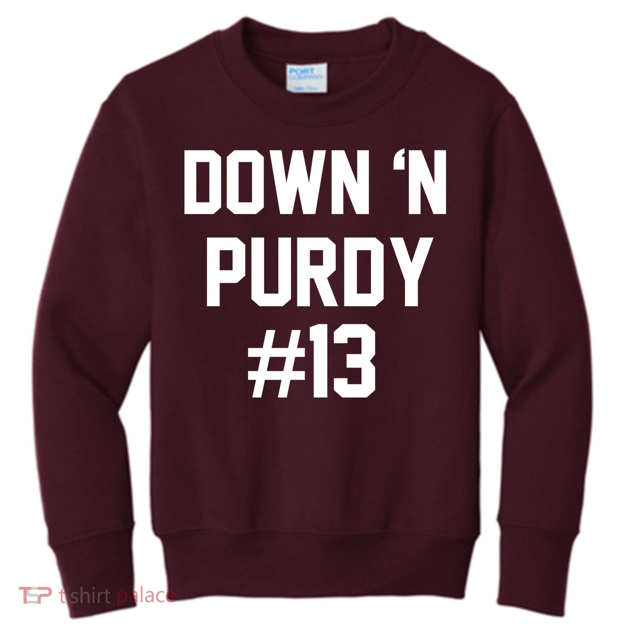Down 'N Purdy #13 Kids Sweatshirt