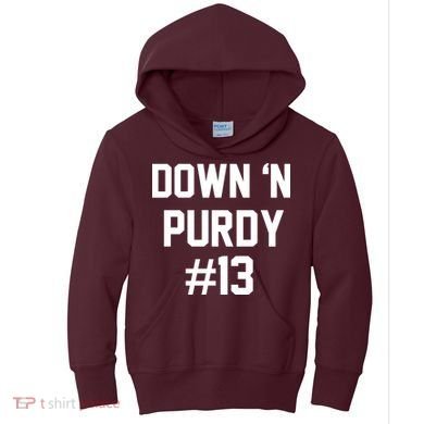 Down 'N Purdy #13 Kids Hoodie