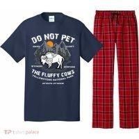 Do Not Pet The Fluffy Cows Bison Y.e.l.l.o.w.s.t.o.n.e National Park Pajama Set thumb 0