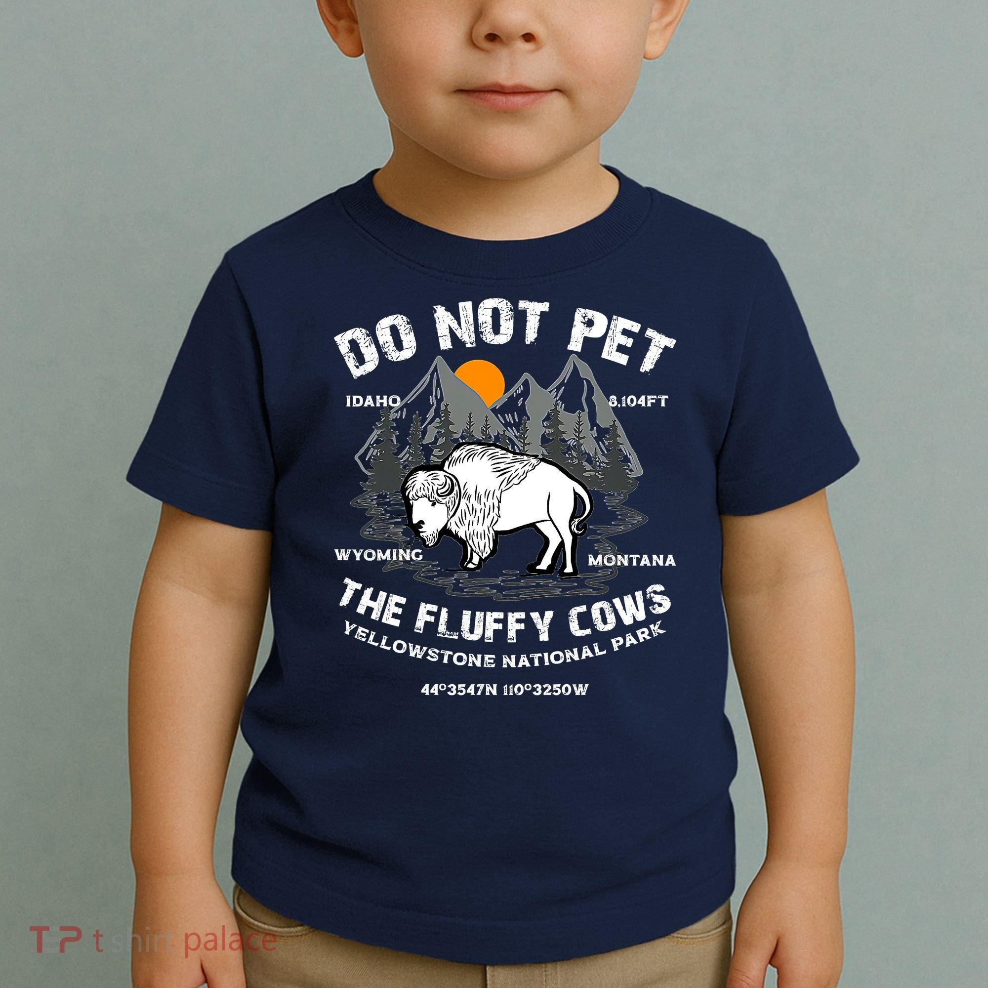 Do Not Pet The Fluffy Cows Bison Y.e.l.l.o.w.s.t.o.n.e National Park Toddler T-Shirt