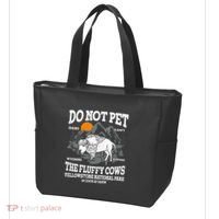 Do Not Pet The Fluffy Cows Bison Yellowstone National Park Tote Bag thumb 3