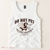 Do Not Pet The Fart Squirrels Skunk National Park Tank Top thumb 2