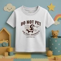 Do Not Pet The Fart Squirrels Skunk National Park Toddler T-Shirt thumb 3