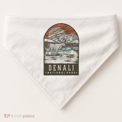 Denali National Park USA-Made Doggie Bandana