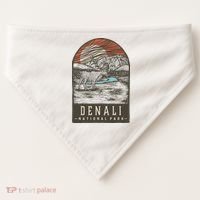 Denali National Park USA-Made Doggie Bandana thumb 0