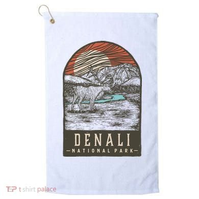 Denali National Park Golf Towel