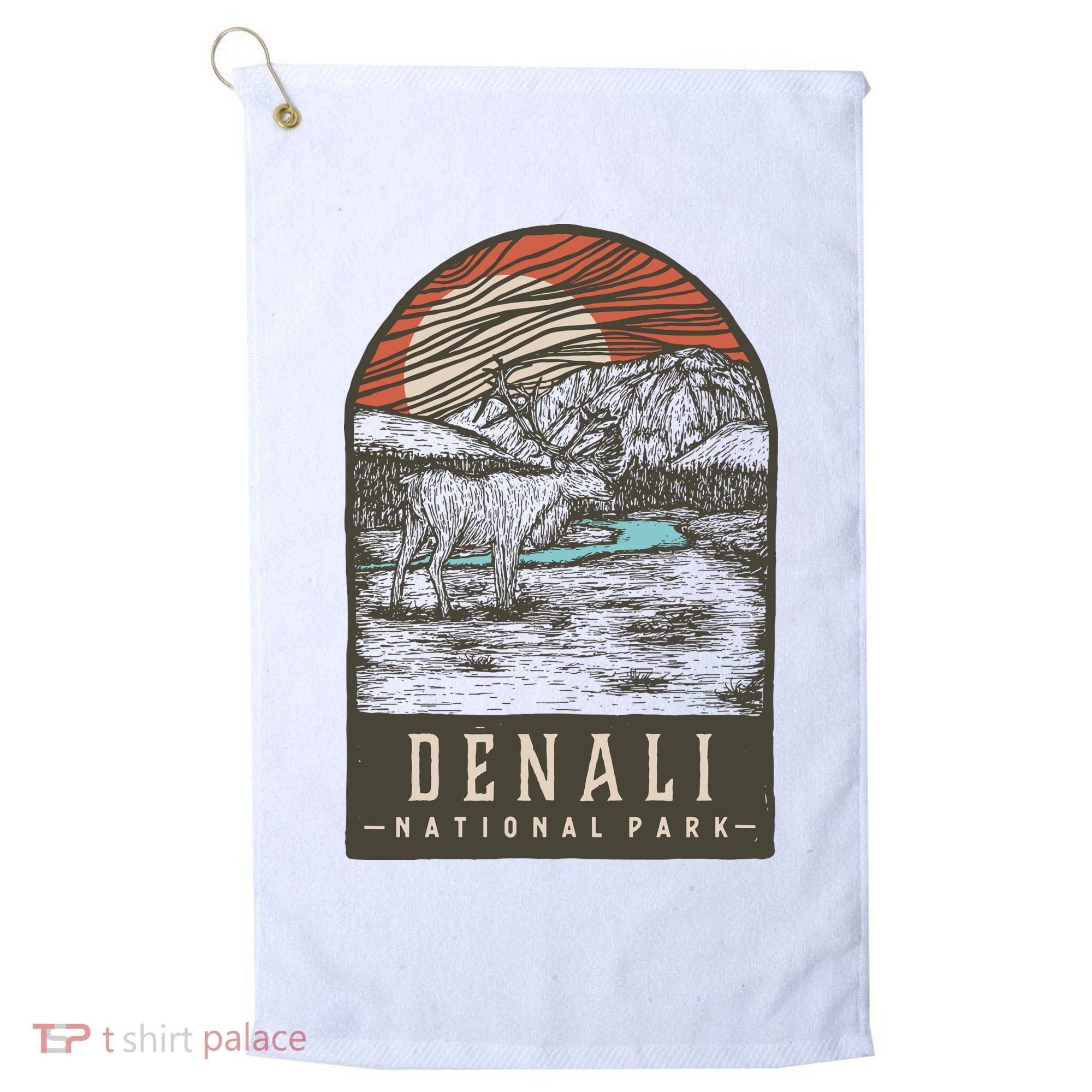 Denali National Park Golf Towel