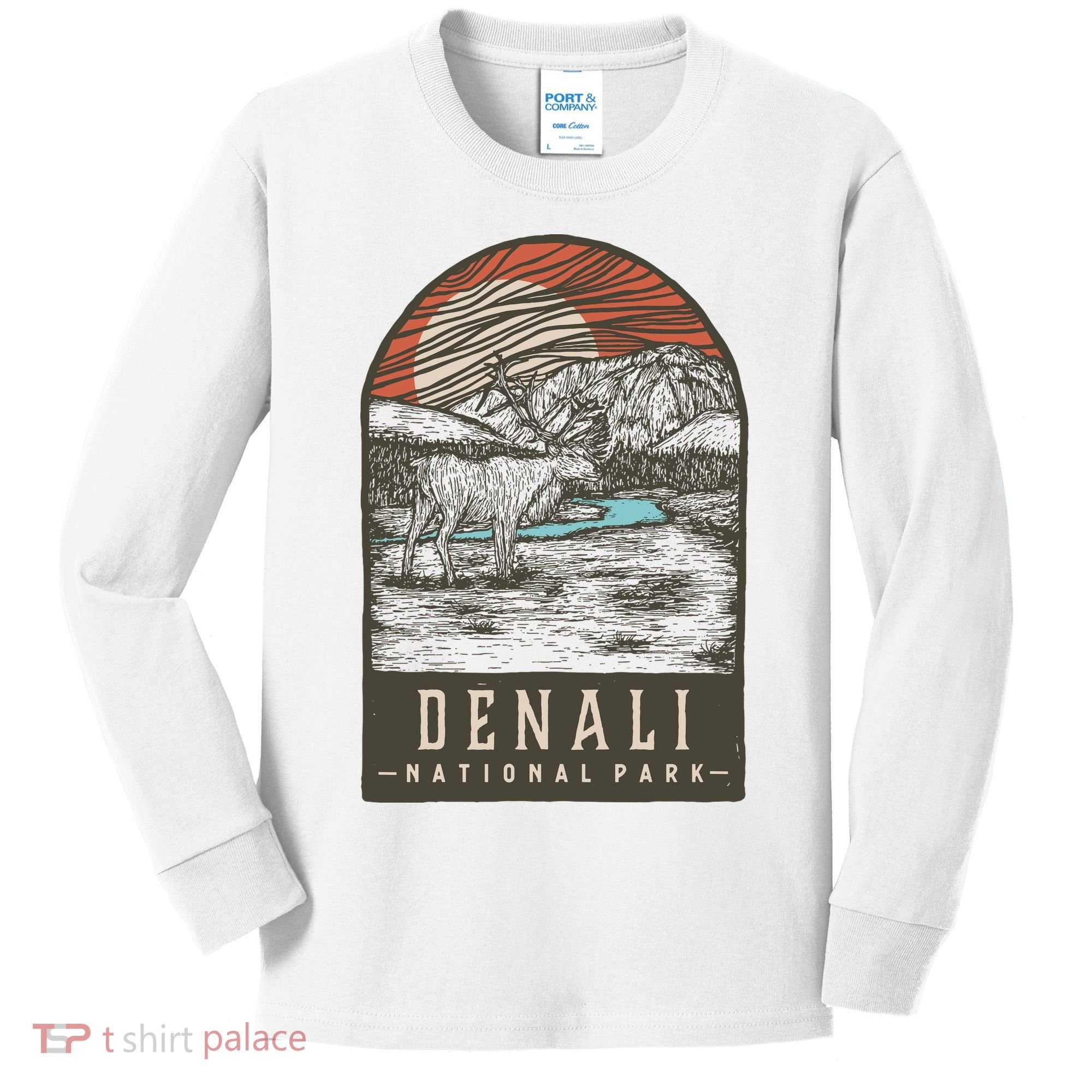 Denali National Park Kids Long Sleeve Shirt