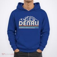 Denali National Park Alaska Mountains Nature Hiking Hoodie thumb 0