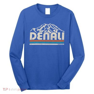 Denali National Park Alaska Mountains Nature Hiking Long Sleeve Shirt