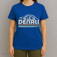 Denali National Park Alaska Mountains Nature Hiking T-Shirt thumb 4