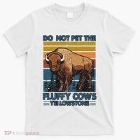 Do Not Pet The Fluffy Cows Buffalo & Bison Yellowstone Park T-Shirt thumb 0