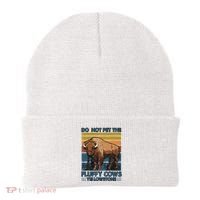 Do Not Pet The Fluffy Cows Buffalo & Bison Yellowstone Park Beanie thumb 0