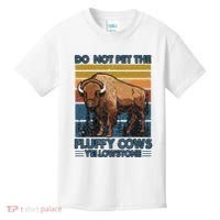 Do Not Pet The Fluffy Cows Buffalo & Bison Yellowstone Park Kids T-Shirt thumb 0