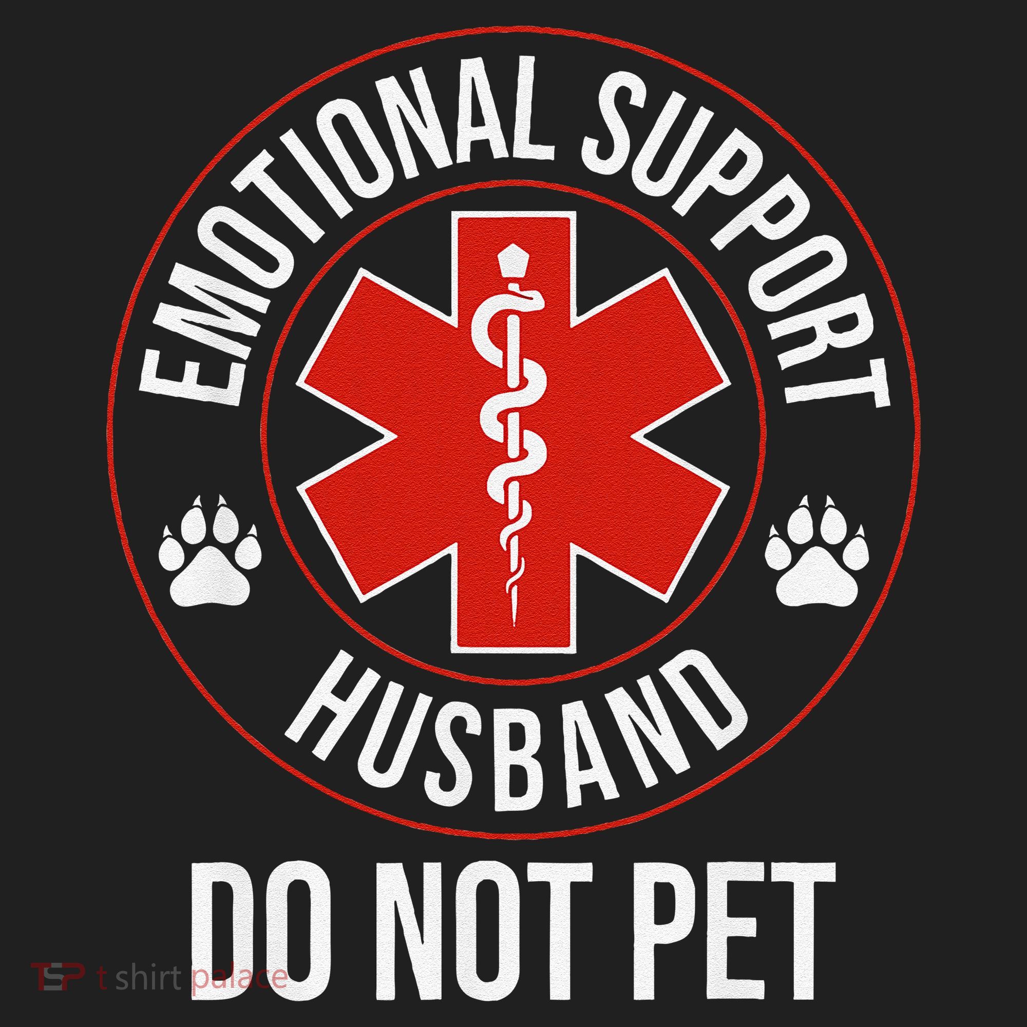 Do Not Pet Emotional Support Husband Humor Beanie