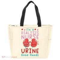 Dialysis Nurse Pun I'm A Dialysis Nurse Urine Good Hands Tote Bag thumb 0