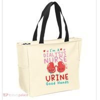 Dialysis Nurse Pun I'm A Dialysis Nurse Urine Good Hands Tote Bag thumb 2