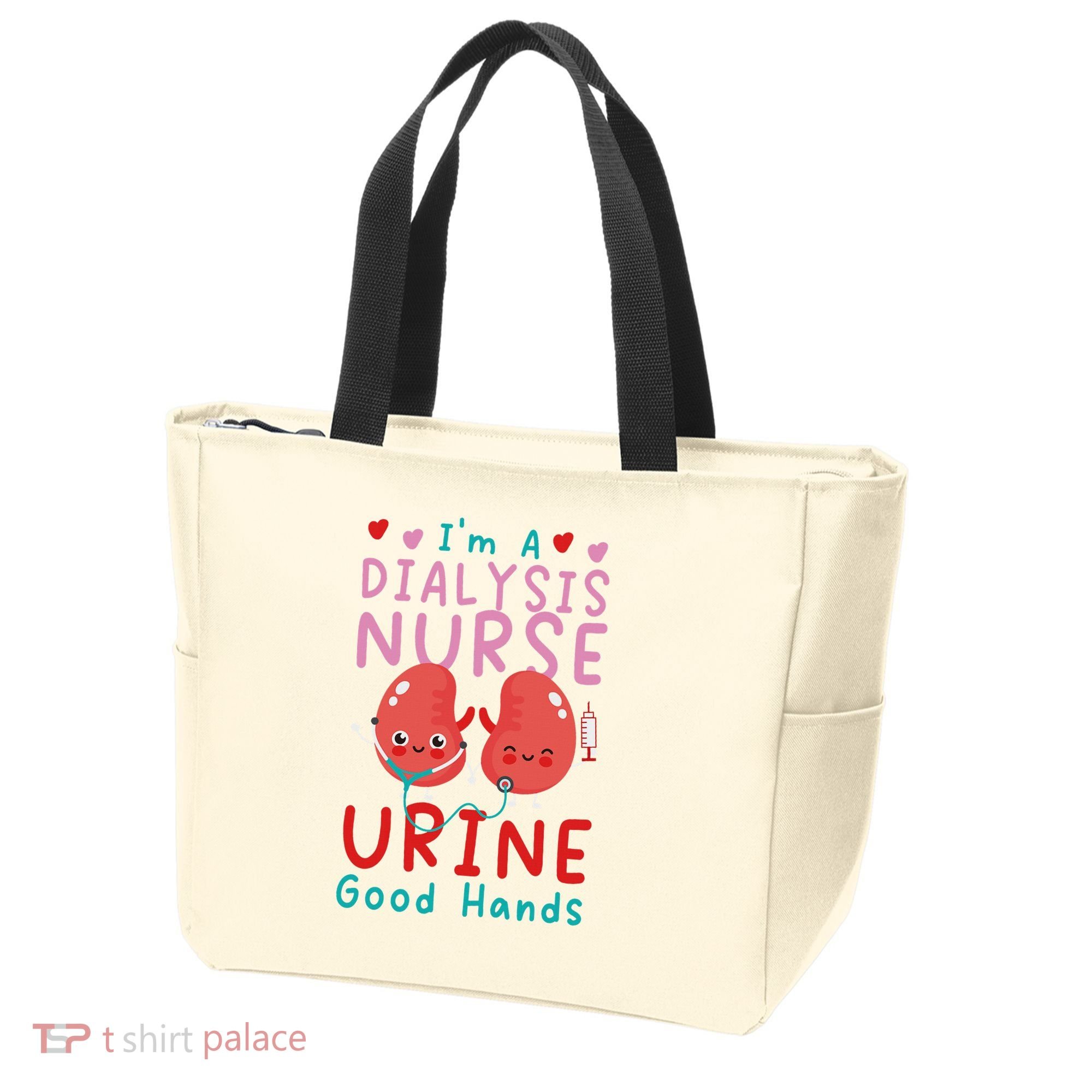 Dialysis Nurse Pun I'm A Dialysis Nurse Urine Good Hands Tote Bag