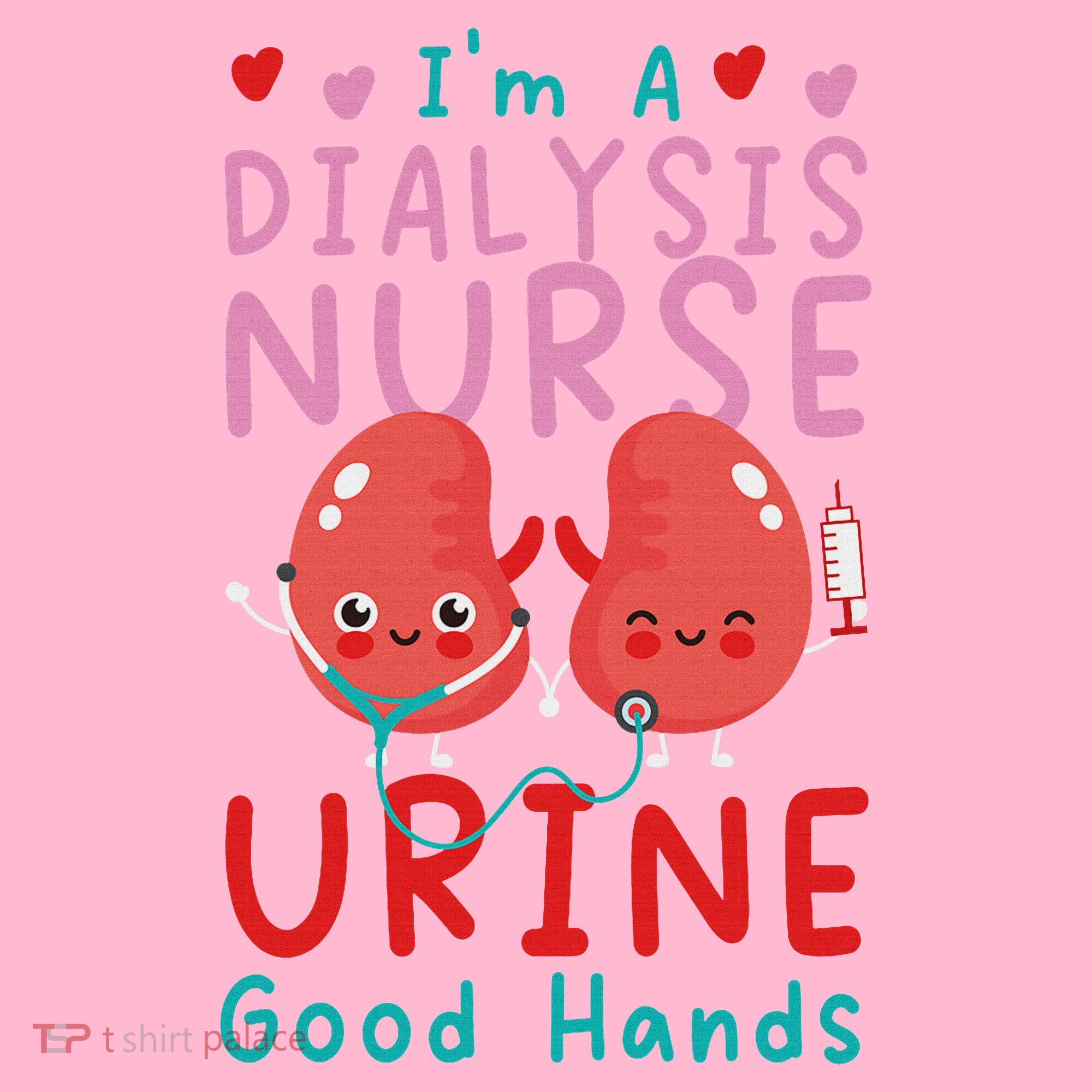 Dialysis Nurse Pun I'm A Dialysis Nurse Urine Good Hands Coaster