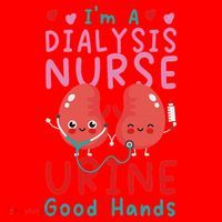 Dialysis Nurse Pun I'm A Dialysis Nurse Urine Good Hands Santa Hat thumb 1