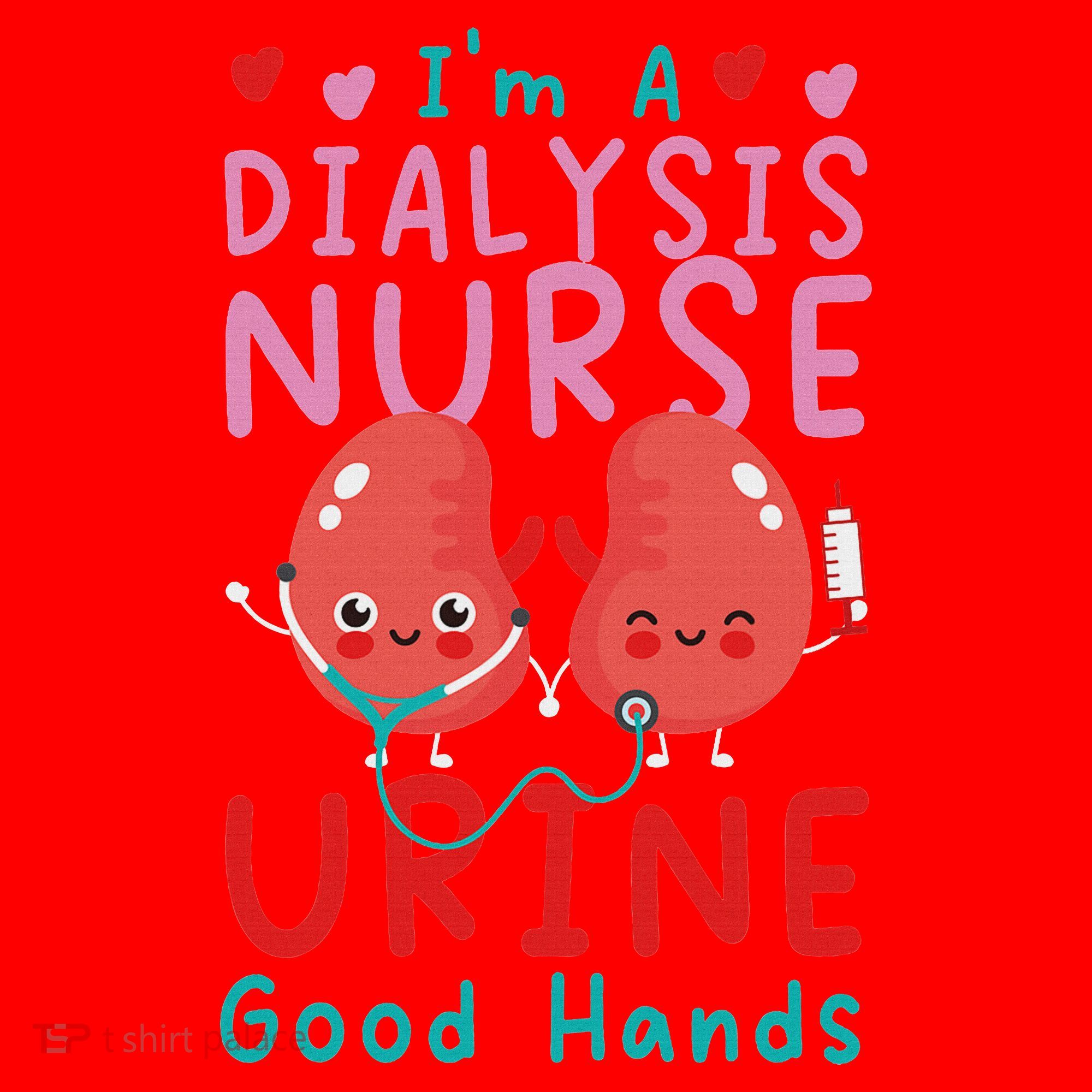 Dialysis Nurse Pun I'm A Dialysis Nurse Urine Good Hands Santa Hat