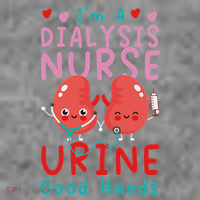 Dialysis Nurse Pun I'm A Dialysis Nurse Urine Good Hands Toddler Hoodie thumb 2