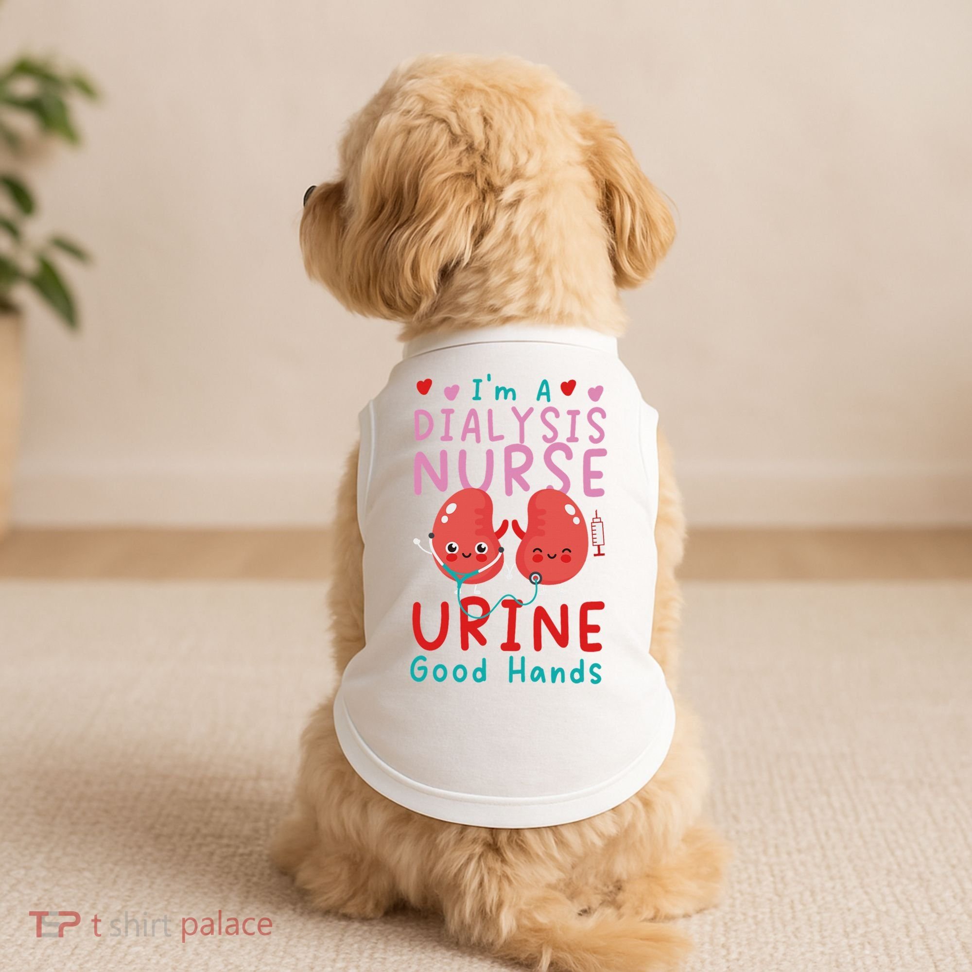 Dialysis Nurse Pun I'm A Dialysis Nurse Urine Good Hands Doggie Tank