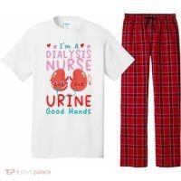 Dialysis Nurse Pun I'm A Dialysis Nurse Urine Good Hands Pajama Set thumb 0
