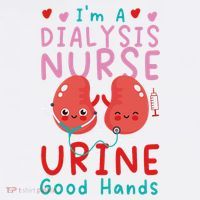 Dialysis Nurse Pun I'm A Dialysis Nurse Urine Good Hands Polo thumb 3