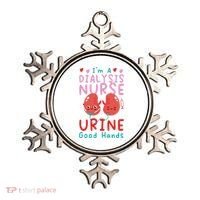 Dialysis Nurse Pun I'm A Dialysis Nurse Urine Good Hands Ornament thumb 0