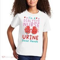 Dialysis Nurse Pun I'm A Dialysis Nurse Urine Good Hands Kids T-Shirt thumb 2