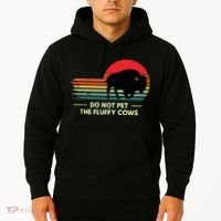 Do Not Pet The Fluffy Cows Bison Lover Hoodie thumb 2