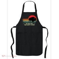 Do Not Pet The Fluffy Cows Bison Lover Apron thumb 0