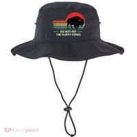 Do Not Pet The Fluffy Cows Bison Lover Bucket Hat thumb 0