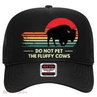 Do Not Pet The Fluffy Cows Bison Lover Hat thumb 0
