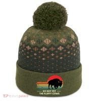 Do Not Pet The Fluffy Cows Bison Lover The Baniff Cuffed Pom Beanie thumb 0