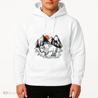 Do Not Pet The Fluffy Cows Funny Bison Gift Yellowstone Park Hoodie thumb 2