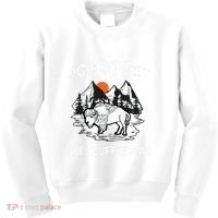 Do Not Pet The Fluffy Cows Funny Bison Gift Yellowstone Park Kids Sweatshirt thumb 0