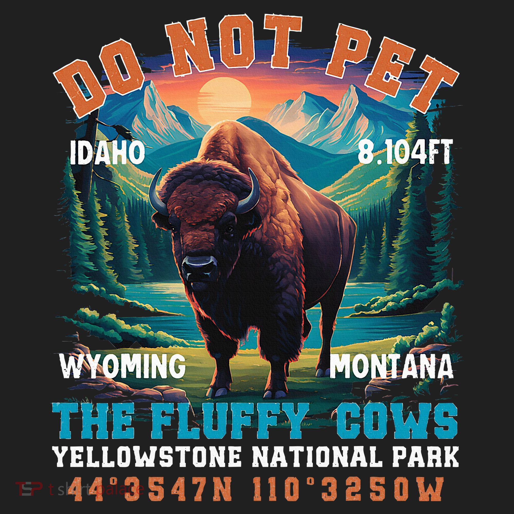 Do Not Pet The Fluffy Cows Bison Yellowstone National Park Beanie