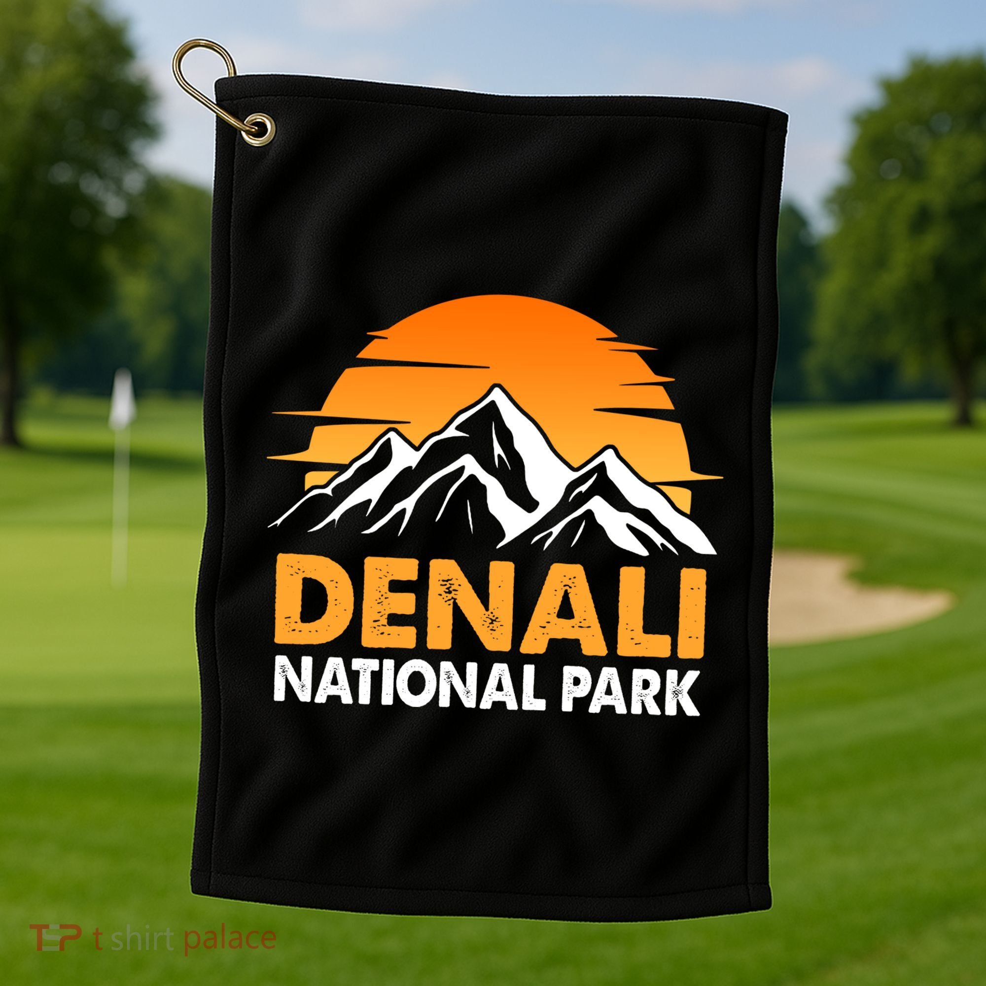Denali National Park Golf Towel