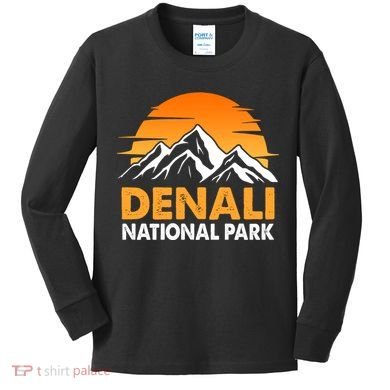 Denali National Park Kids Long Sleeve Shirt