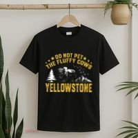 Do Not Pet The Fluffy Cows Buffalo & Bison Yellowstone Park T-Shirt thumb 2