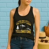 Do Not Pet The Fluffy Cows Buffalo & Bison Yellowstone Park Women's Tank Top thumb 2